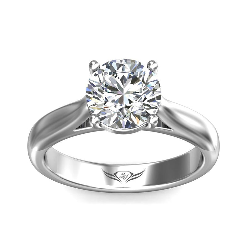 Martin Flyer 14k White Gold FlyerFit Cathedral Solitaire Engagement Ring Setting