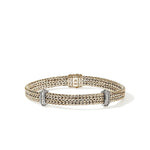 John Hardy 14k Yellow Gold Icon Link Diamond Bracelet
