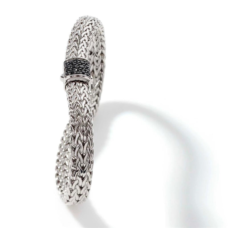 John Hardy Sterling Silver Black Sapphire Icon Bracelet
