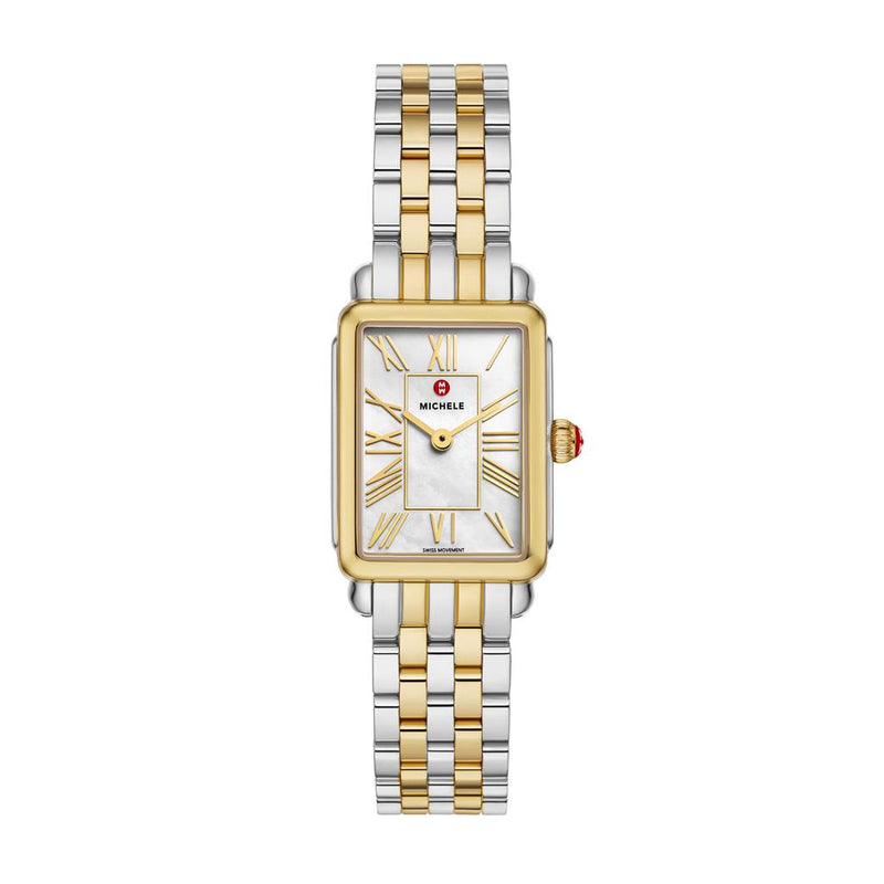 Michele Deco Park Two-Tone 18K Gold-Plated Watch