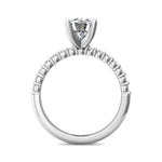 Martin Flyer 14k White Gold FlyerFit Diamond Engagement Ring Setting