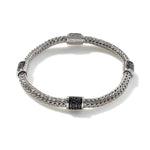 John Hardy Sterling Silver Black Sapphire Icon Bracelet