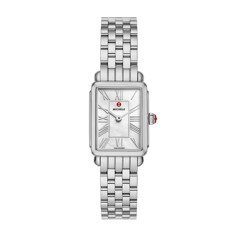 Michele Deco Park Stainless Steel Watch
