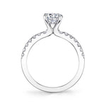 Sylvie 14k White Gold Engagement Ring Setting