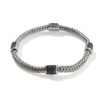 John Hardy Sterling Silver Black Sapphire Icon Bracelet