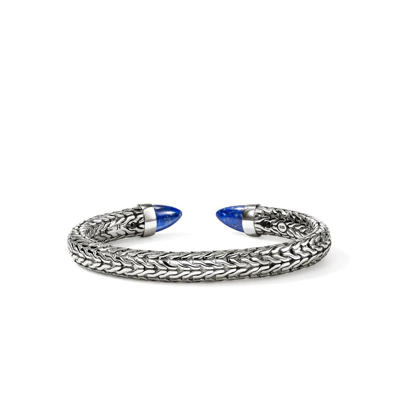 John Hardy Sterling Silver Lapis Lazuli Spear 50 Flex Cuff Bracelet