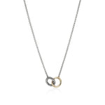 John Hardy 14k Yellow Gold and Sterling Silver Essential Linked Necklace