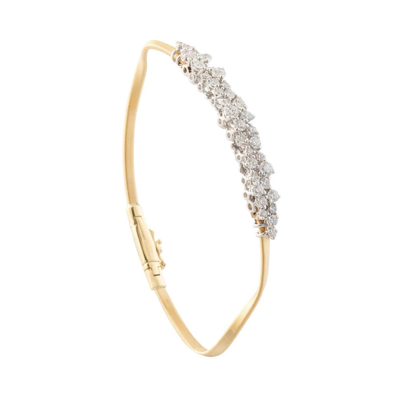 Marco Bicego 18k Yellow and White Gold Marrakech Collection Diamond Bracelet