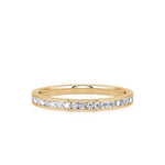 Davis Classics Women's 14k Yellow Gold Diamond Band