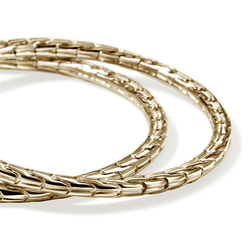 John Hardy 14k Yellow Gold Essential Hoop Earrings