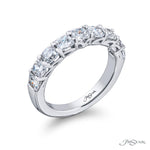 JB Star Women’s Platinum Cushion Cut Diamond Band