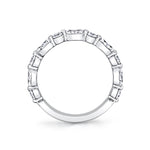 Sylvie Women's 14k White Gold Diamond Band with Round and Marquise Diamonds