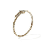 John Hardy 14k Yellow Gold Spear Flex Diamond Cuff Bracelet