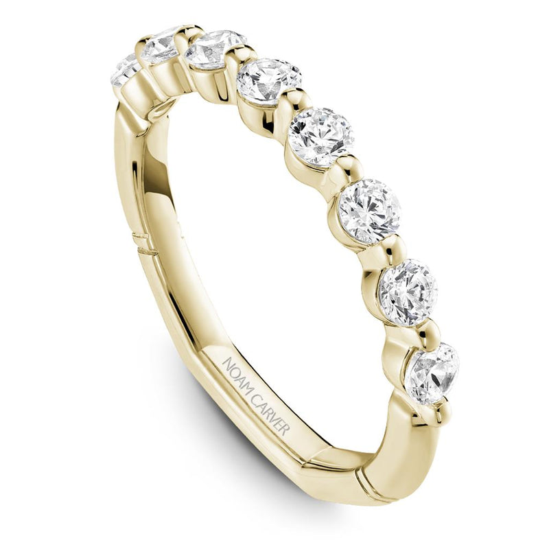 Noam Carver Women's Classic Diamond Wedding Band in 14k Yellow Gold