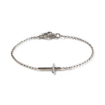 John Hardy Sterling Silver Cross Bracelet