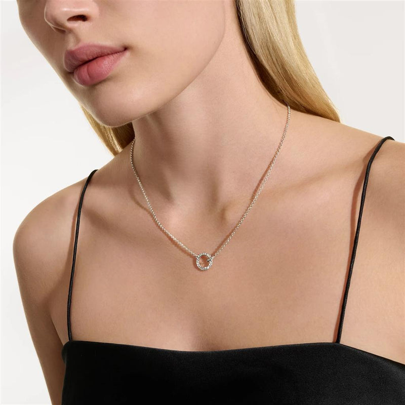 John Hardy Sterling Silver Essential Pavé Diamond Necklace