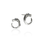 John Hardy Sterling Silver Naga Sapphire Stud Earrings