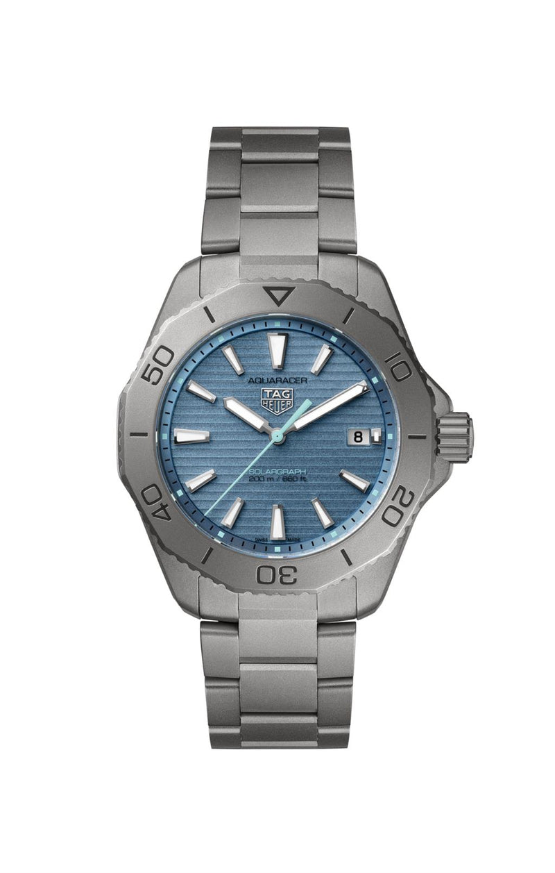 TAG Heuer Titanium Aquaracer Professional 200 Solargraph Watch