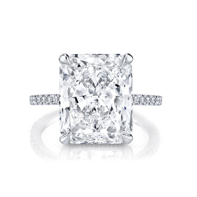 Davis Classics Platinum Diamond Engagement Ring Setting