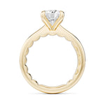 Noam Carver 14k Yellow Gold Luna Collection Solitaire Engagement Ring Setting