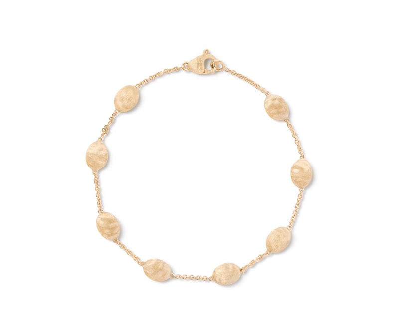Marco Bicego 18k Yellow Gold Siviglia Collection Medium Bead Station Bracelet