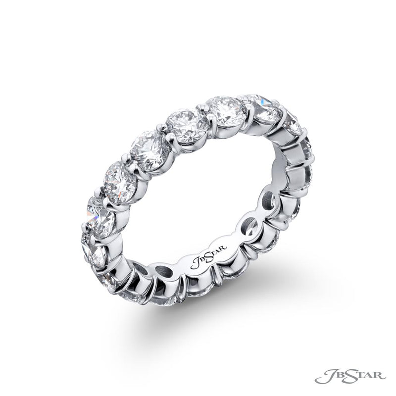 JB Star Women’s Platinum Diamond Eternity Band