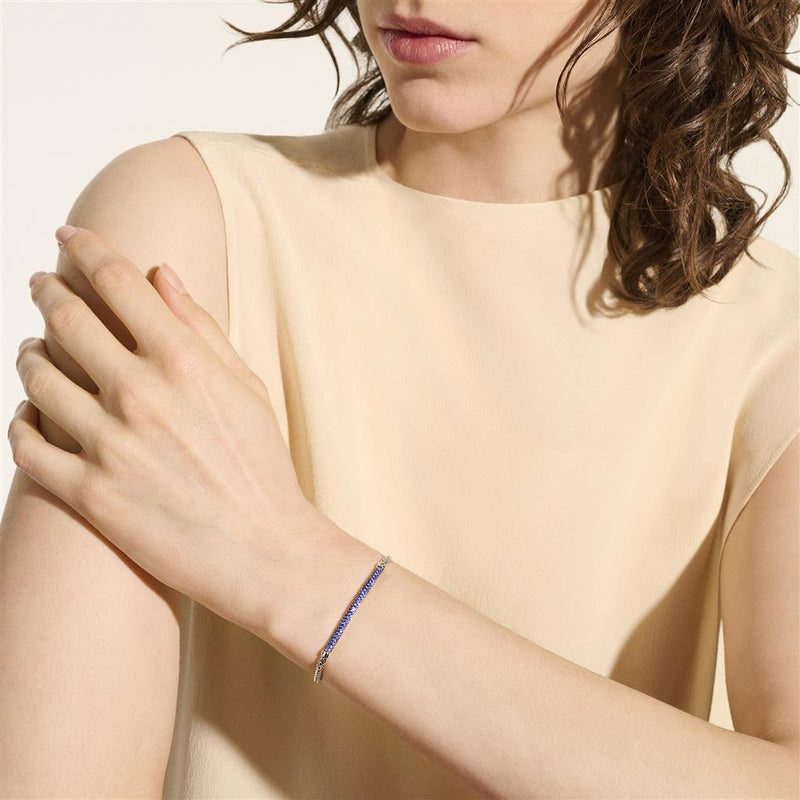 John Hardy Sterling Silver Essential Pavé Blue Sapphire Bracelet