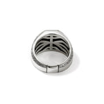 John Hardy Sterling Silver Lapis Lazuli Signet Ring