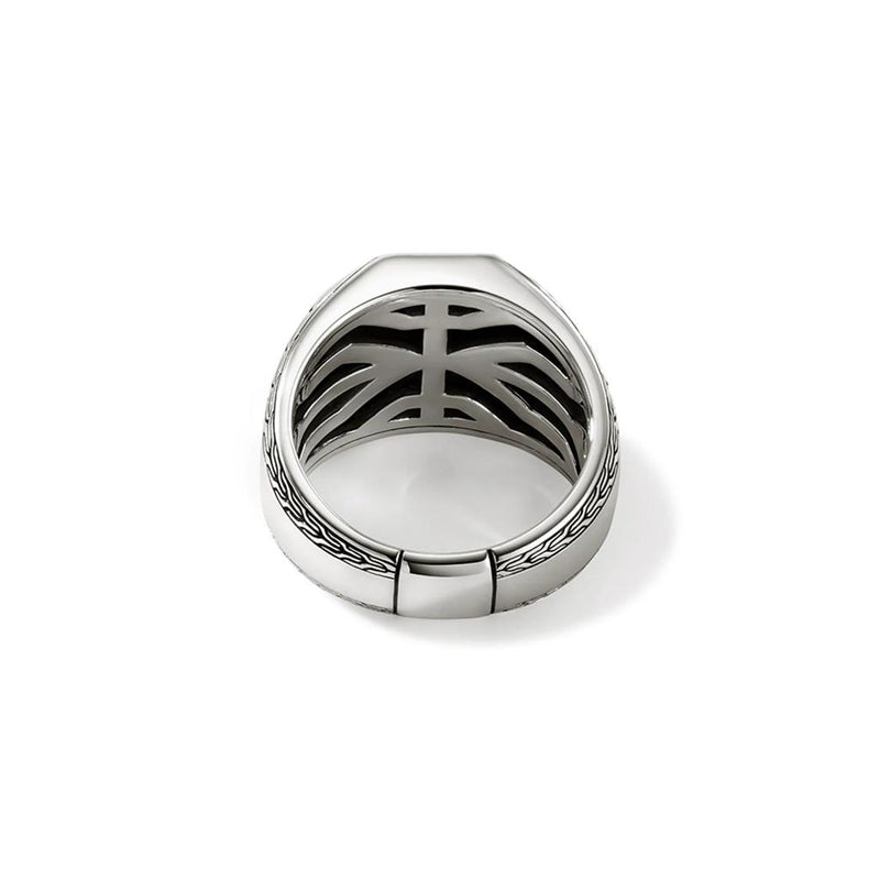 John Hardy Sterling Silver Lapis Lazuli Signet Ring