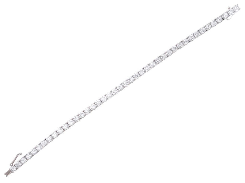 Davis Classics 14k White Gold Diamond Tennis Bracelet