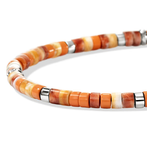 John Hardy Heishi Oyster Shell Bead Bracelet