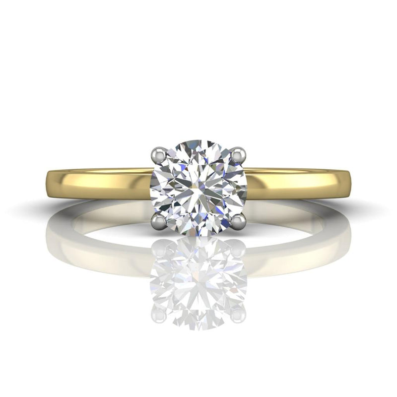 Martin Flyer 14k Yellow Gold FlyerFit High Polish Solitaire Mounting