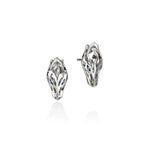 John Hardy Sterling Silver Naga Sapphire Stud Earrings