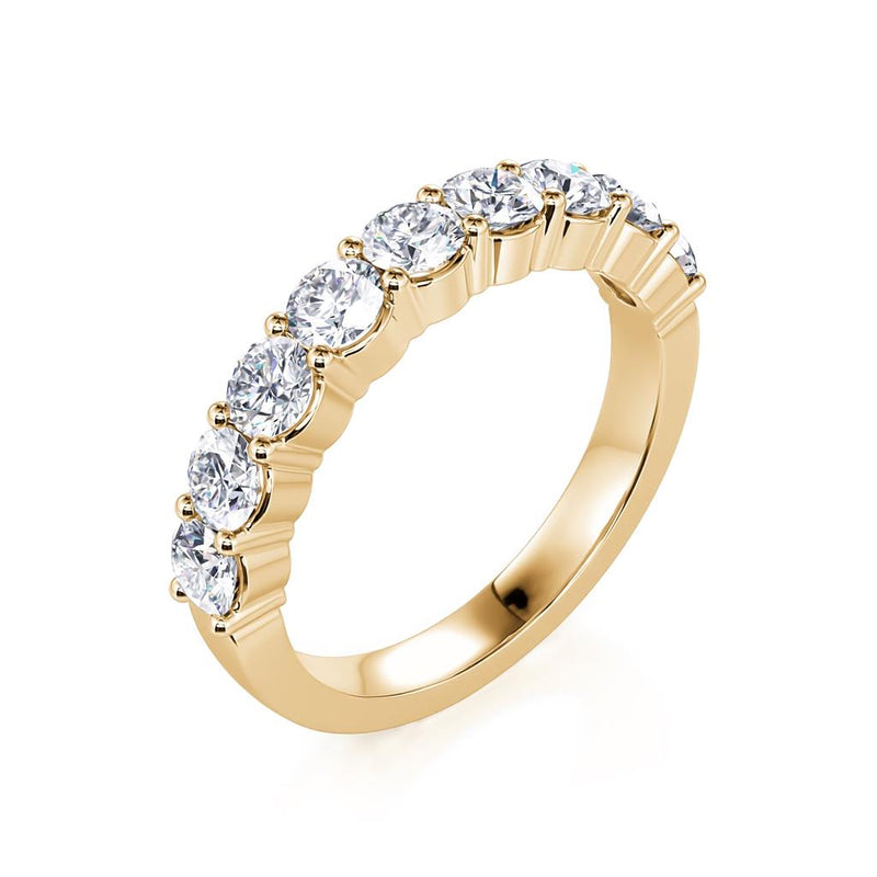 Davis Classics Women's 14k Yellow Gold Diamond Band