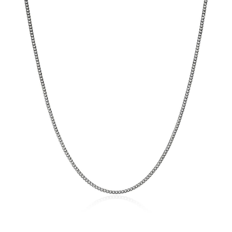 John Hardy Sterling Silver Curb Chain Necklace