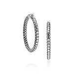 John Hardy Sterling Silver Dot Hoop Earrings
