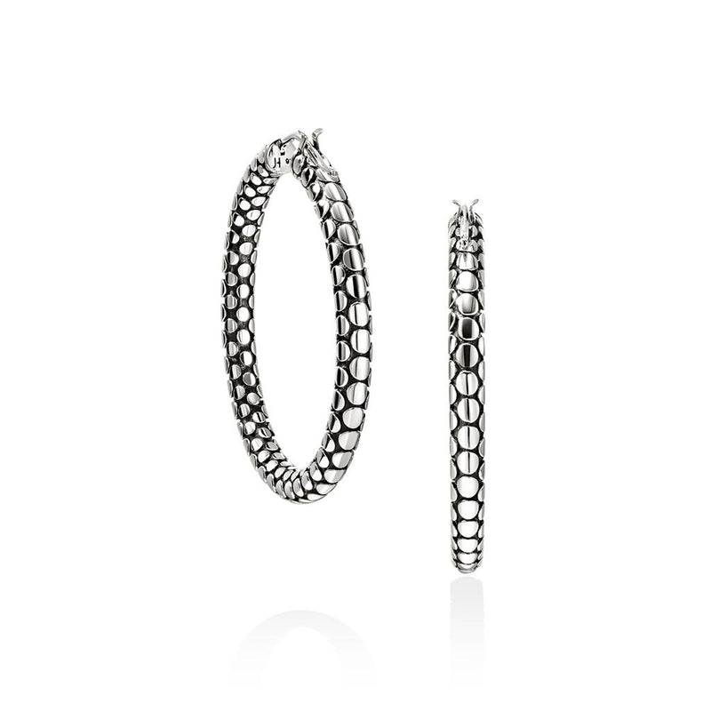 John Hardy Sterling Silver Dot Hoop Earrings