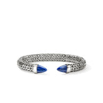 John Hardy Sterling Silver Lapis Lazuli Spear 50 Flex Cuff Bracelet