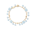 Marco Bicego 18K Yellow Gold Paradise Single-Strand Aquamarine Bracelet