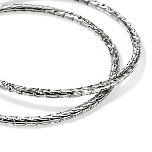 John Hardy Sterling Silver Essential Hoop Earrings