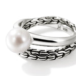 John Hardy Sterling Silver Essential Pearl Ring