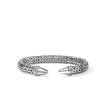 John Hardy Sterling Silver Spear 50 Flex Diamond Cuff Bracelet