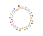 Marco Bicego 18k Yellow Gold Paradise Collection Mixed Gemstone Bracelet