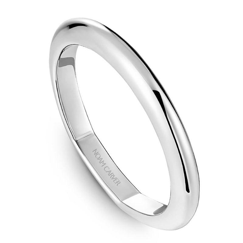 Noam Carver Classic Wedding Band in Platinum