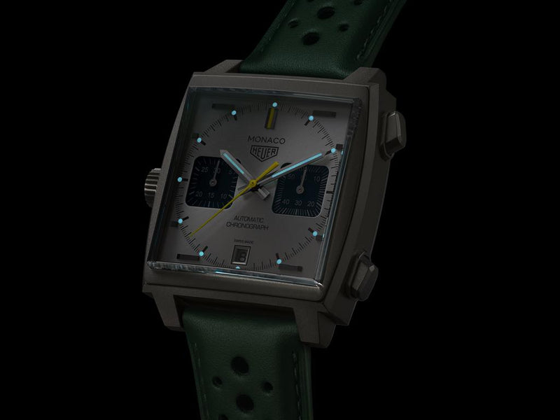 TAG Heuer Monaco Chronograph Watch in Racing Green