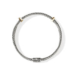 John Hardy Sterling Silver and 14k Yellow Gold Icon Flat Chain Bracelet