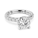 Noam Carver 14k White Gold Luna Collection Diamond Engagement Ring Setting