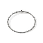 John Hardy Sterling Silver Black Sapphire Spear Flex Cuff Bracelet