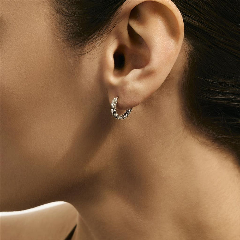 John Hardy Sterling Silver Essential Hoop Earrings