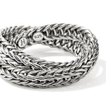 John Hardy Sterling Silver Icon Crossover Chain Fashion Ring